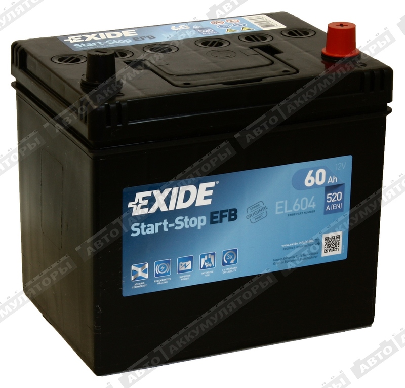 Exide Start-Stop EFB EL604 (D23L)