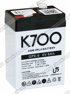 Тяговый аккумулятор GP 6-6 - фото