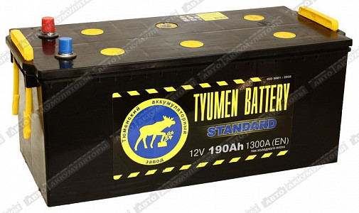 Грузовой аккумулятор 6СТ-190.3LR Standard (конус. кл.) - фото Грузовой аккумулятор 6СТ-190.3LR Standard (конус. кл.) - фото