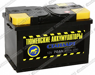 Автомобильный аккумулятор 6СТ-70.0LR Standard - фото