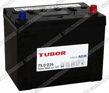 Автомобильный аккумулятор AGM 6СТ-75.0 VRLA (D26L) - фото