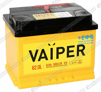 Автомобильный аккумулятор 6СТ-62.0 L - фото